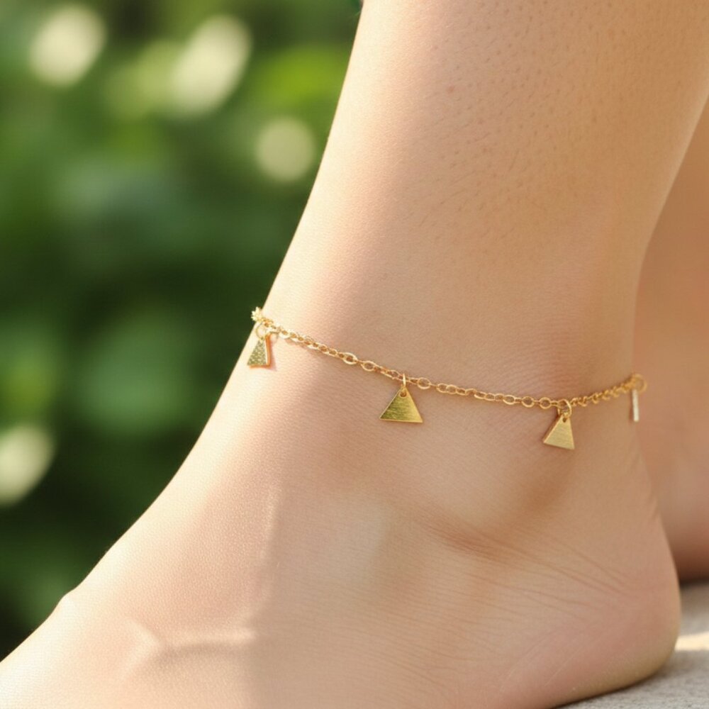 Minimalist Anklet, Sleek & Modern Design, Women’s Fashion, YC110282-A